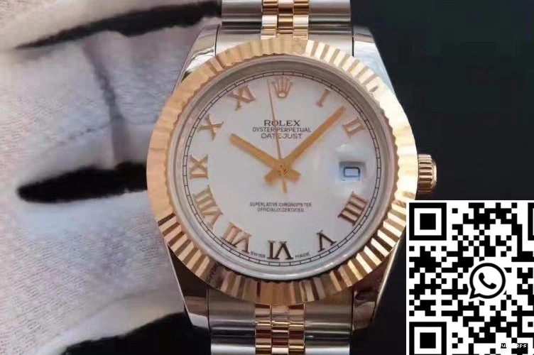 Rolex White Dial Datejust 126333-006 41mm Rhodium 0318
